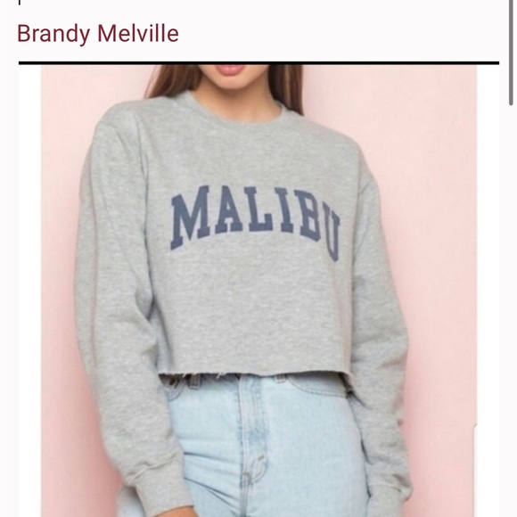 Brandy Melville Sweaters - JOHN GAULT | MALIBU CA SWEATSHIRT